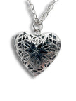 Silver Coloured Heart Locket