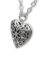 Silver Coloured Heart Locket