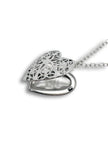 Silver Coloured Heart Locket