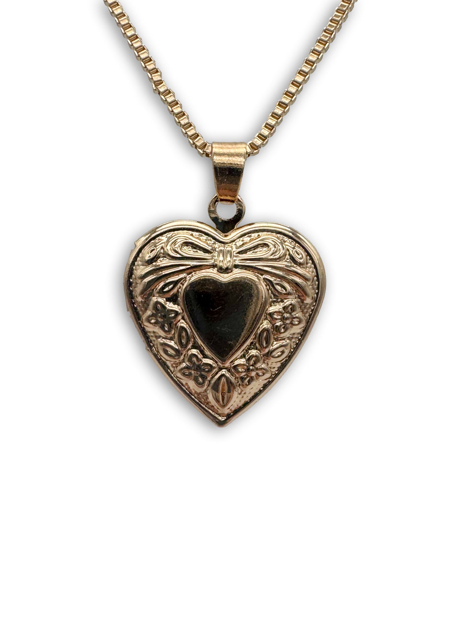 Gold Coloured Heart Locket