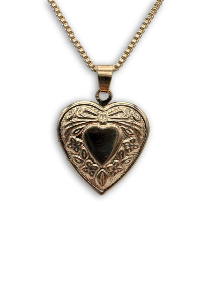Gold Coloured Heart Locket