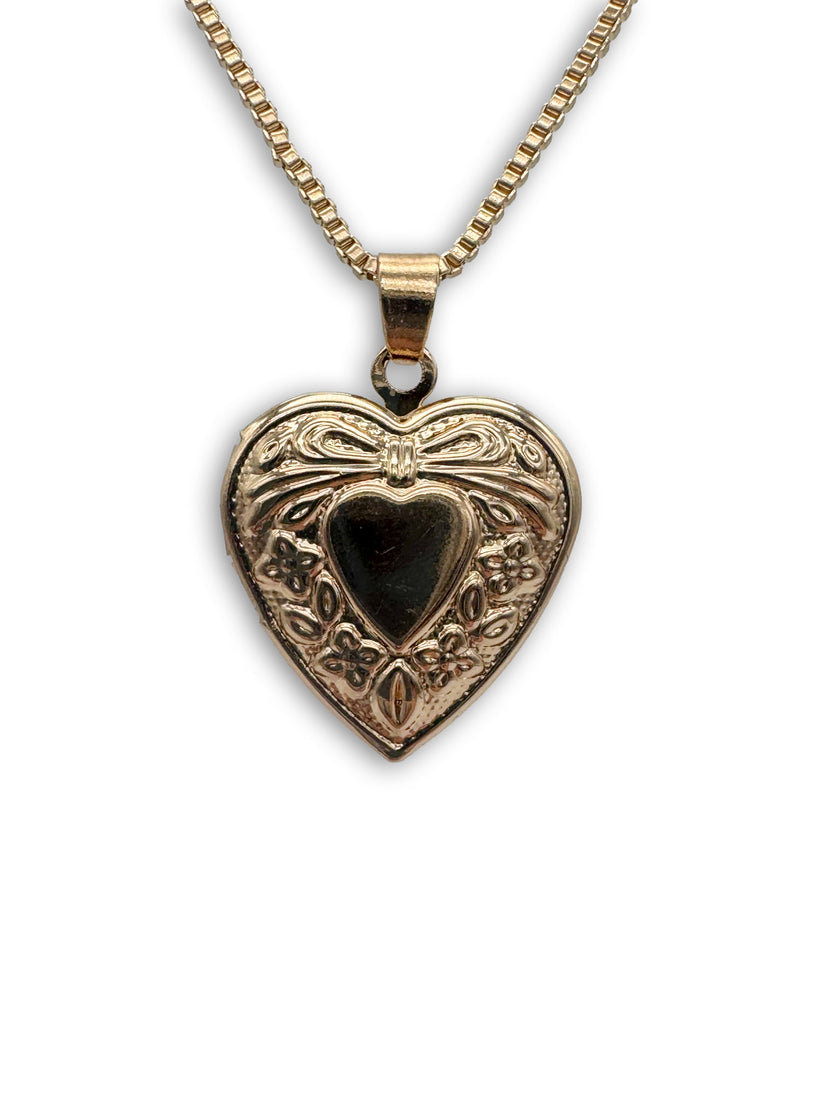 Gold Coloured Heart Locket