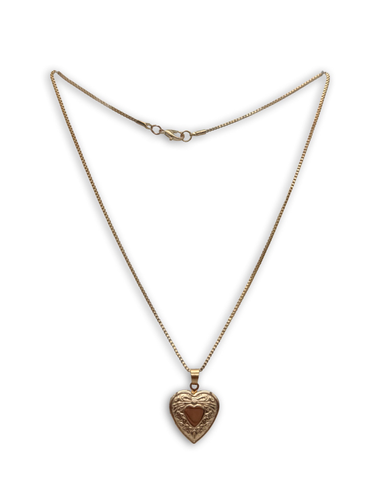 Gold Coloured Heart Locket