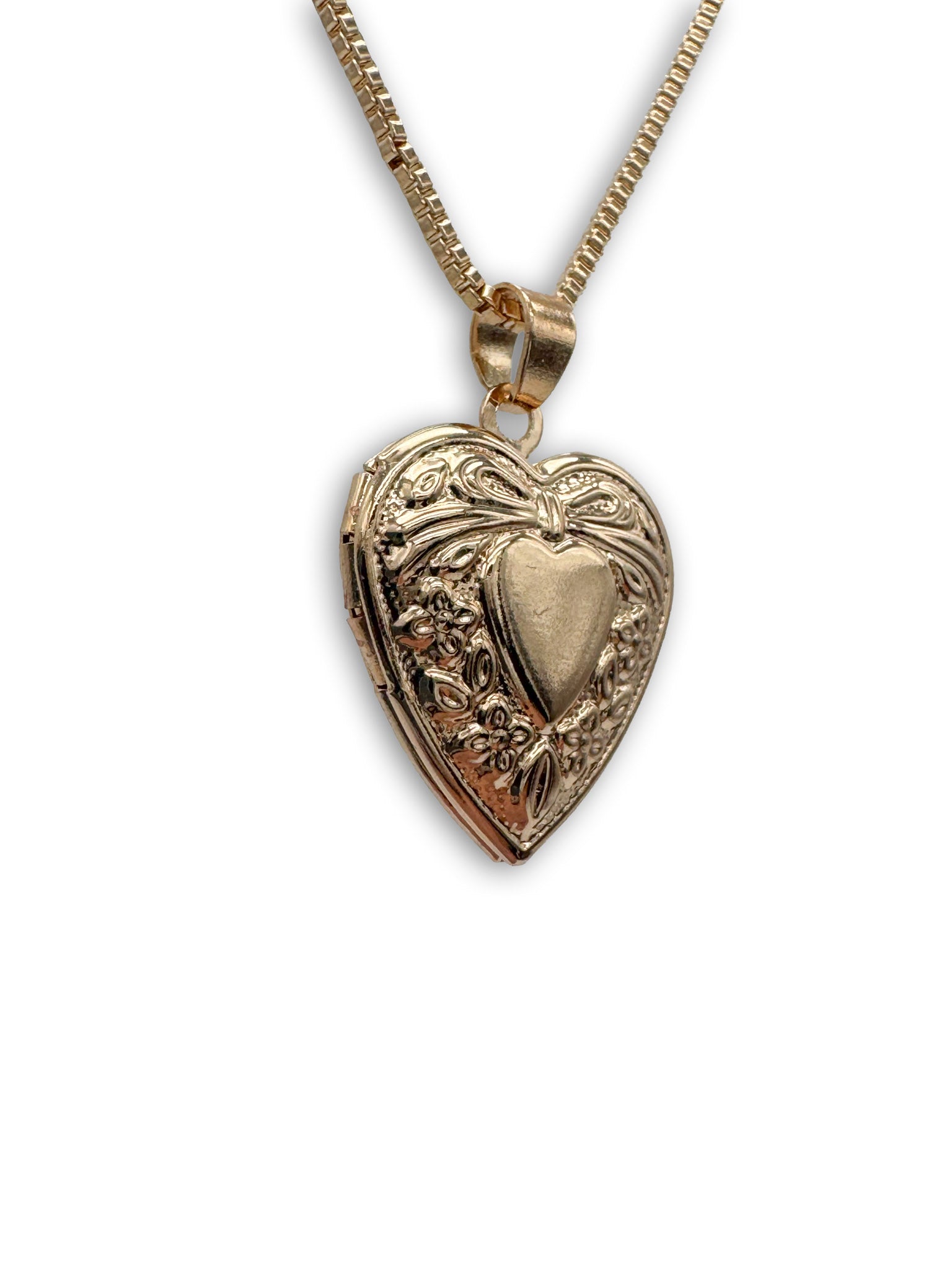 Gold Coloured Heart Locket