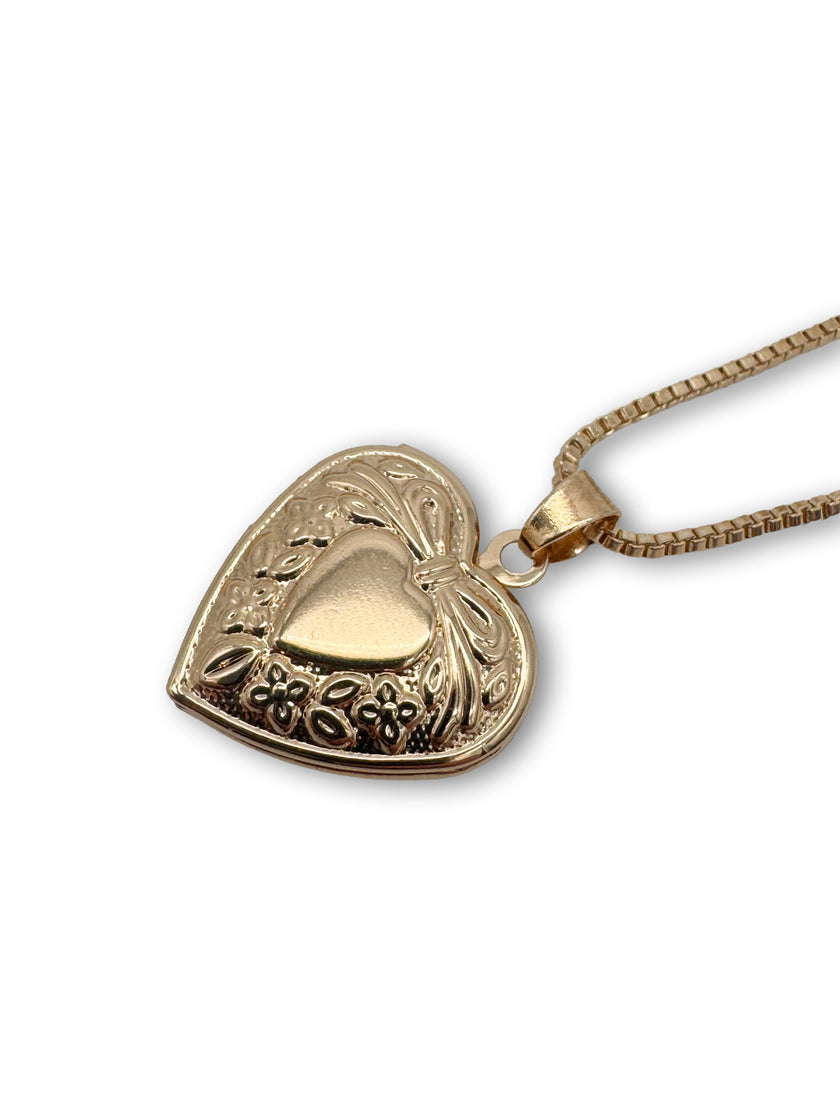 Gold Coloured Heart Locket