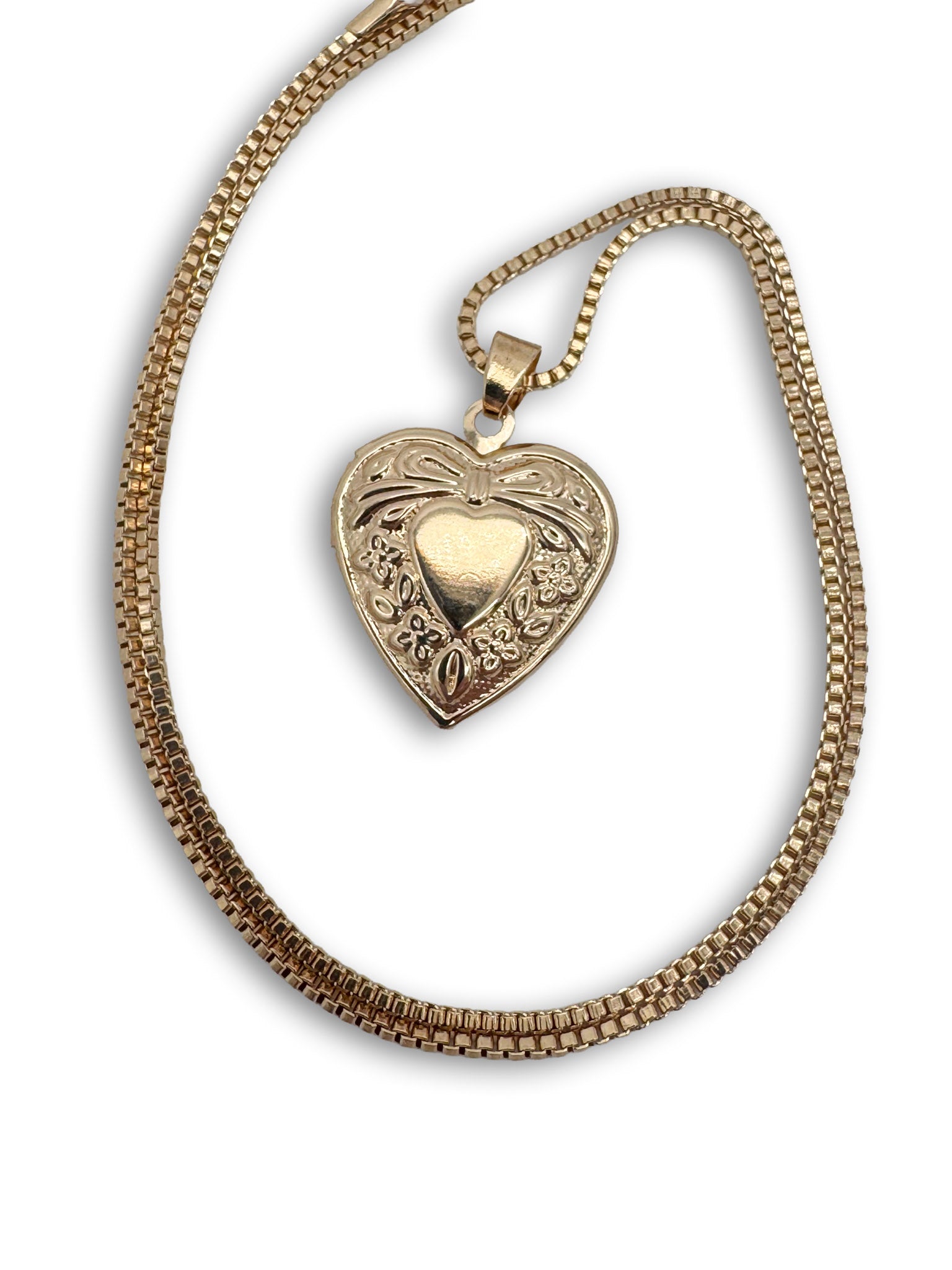 Gold Coloured Heart Locket