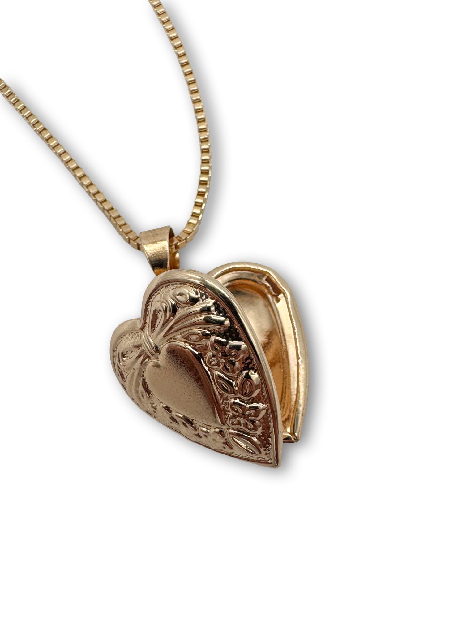 Gold Coloured Heart Locket