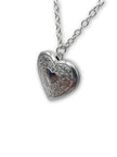 Silver Coloured Heart Locket