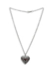 Silver Coloured Heart Locket