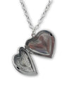 Silver Coloured Heart Locket