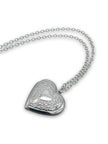 Silver Coloured Heart Locket