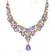 Lilac Jewel Statement Necklace