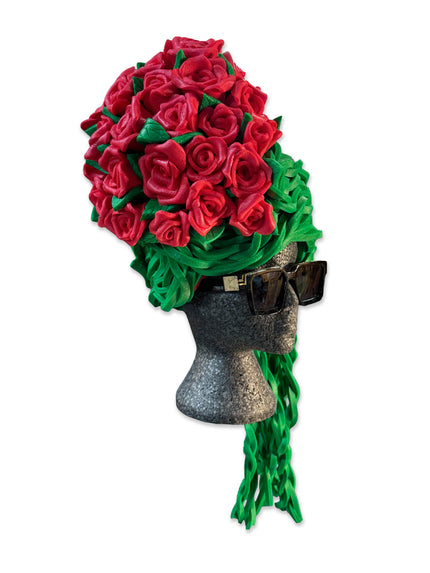 Foam Wig - 24 red