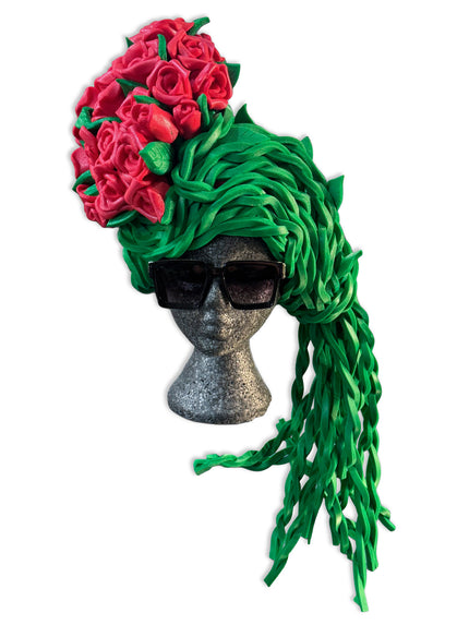 Foam Wig - 24 red